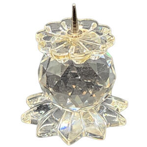 Swarovski Crystal 1978 Mini 1" Single, Pineapple Pin Candleholder Figurine